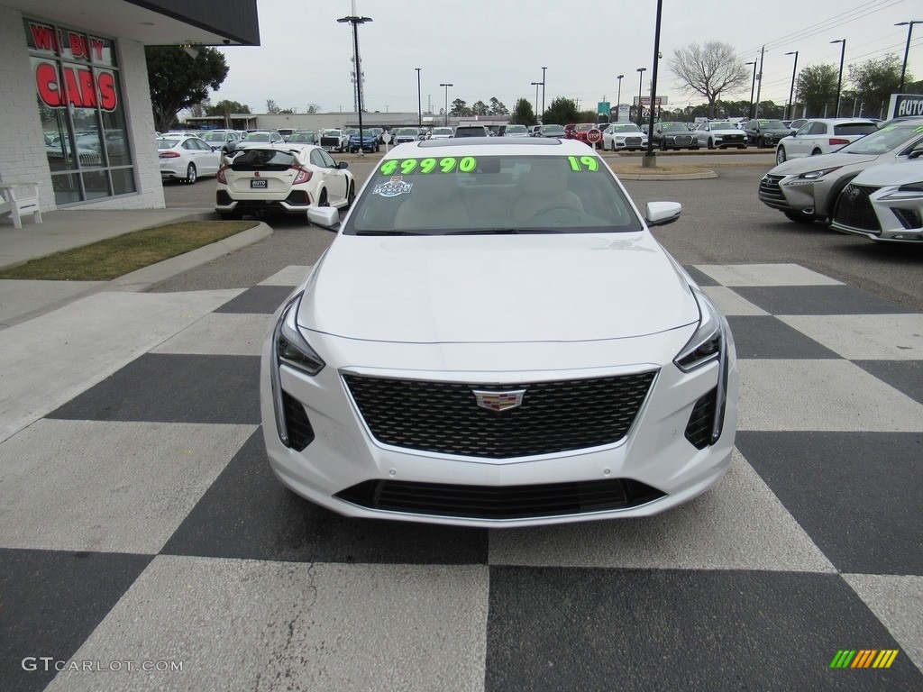 2019 CT6 Premium Luxury AWD - Crystal White Tricoat / Sahara Beige/Jet Black photo #2