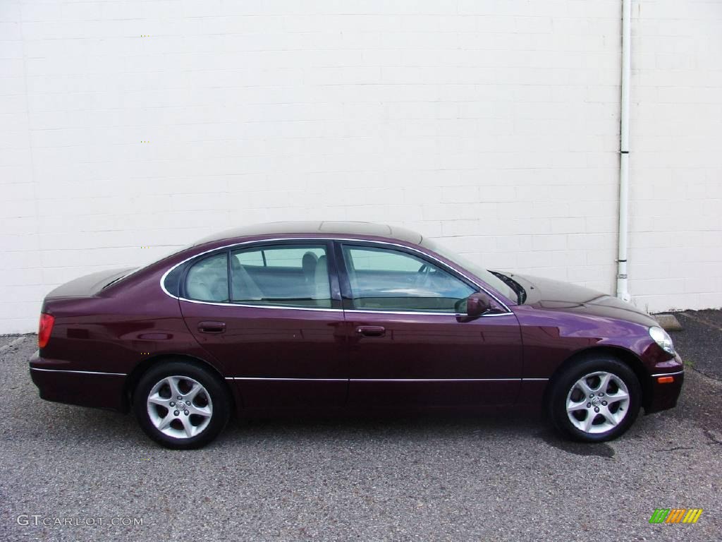 2004 GS 300 - Black Cherry Pearl / Ivory photo #3