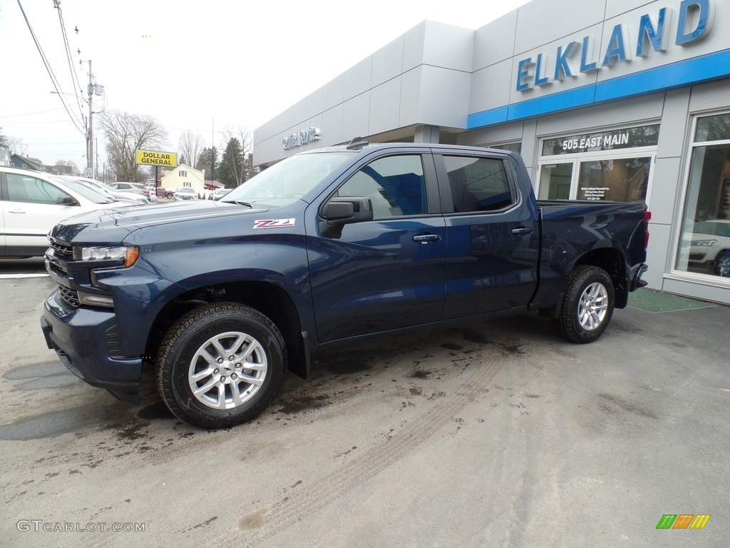 2020 Silverado 1500 RST Crew Cab 4x4 - Northsky Blue Metallic / Jet Black photo #1