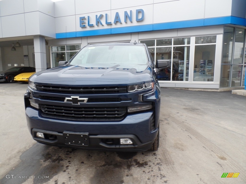 2020 Silverado 1500 RST Crew Cab 4x4 - Northsky Blue Metallic / Jet Black photo #3