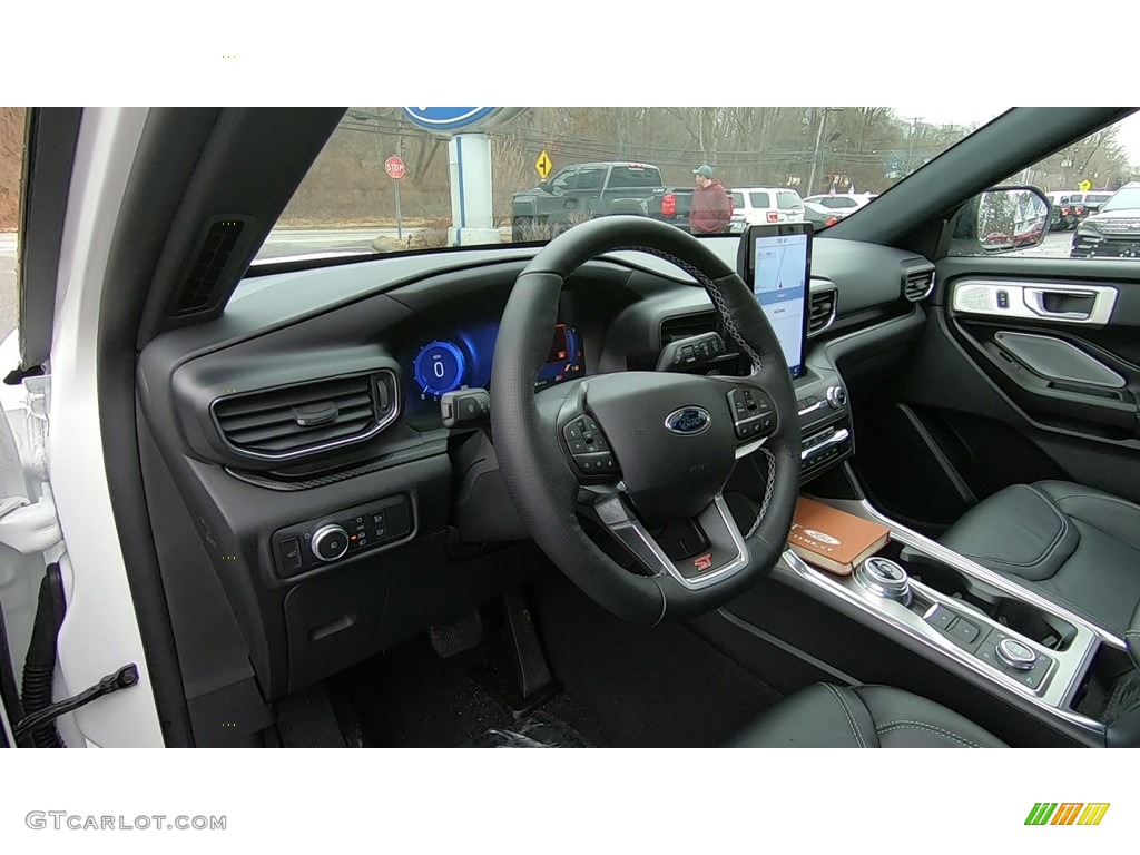 2020 Explorer ST 4WD - Star White Metallic Tri-Coat / Ebony photo #10