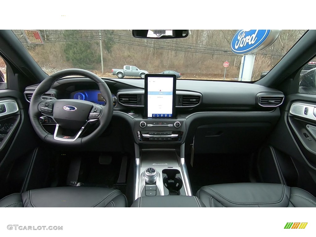 2020 Explorer ST 4WD - Star White Metallic Tri-Coat / Ebony photo #18