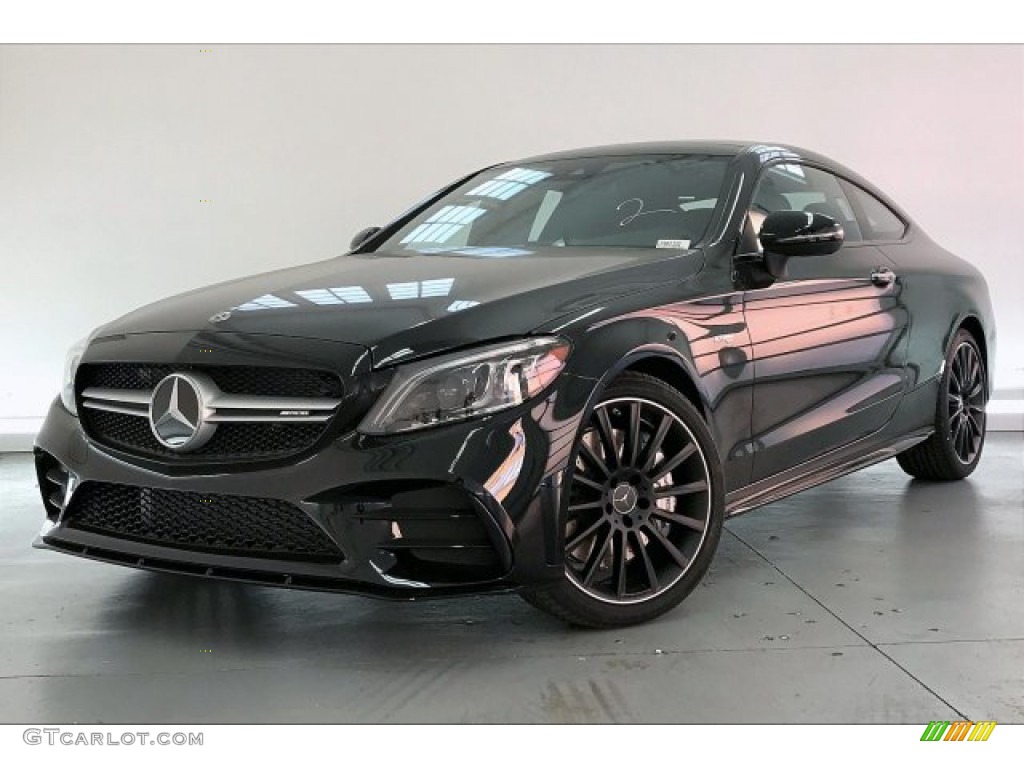 Black 2020 Mercedes-Benz C AMG 43 4Matic Coupe Exterior Photo #137077349