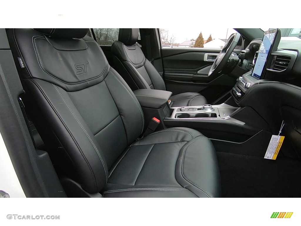 2020 Explorer ST 4WD - Star White Metallic Tri-Coat / Ebony photo #24