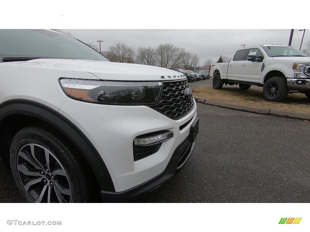 2020 Explorer ST 4WD - Star White Metallic Tri-Coat / Ebony photo #27
