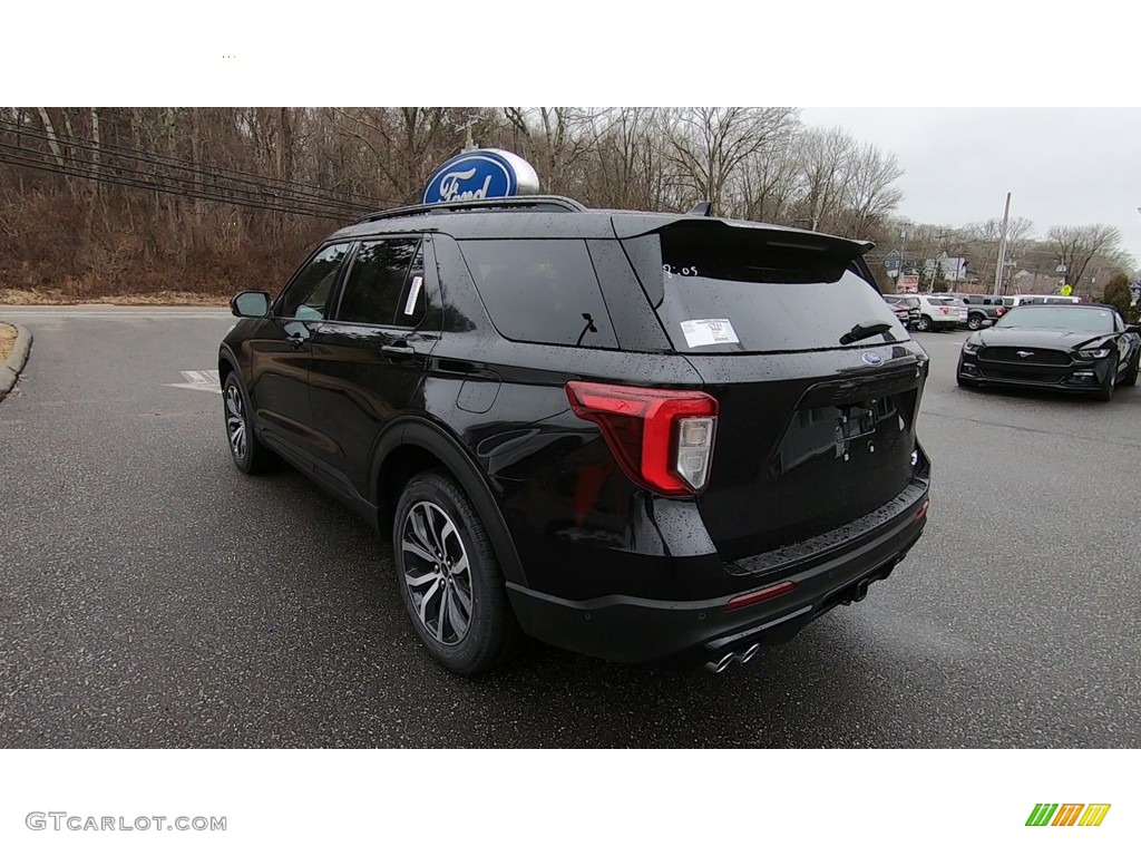 2020 Explorer ST 4WD - Agate Black Metallic / Ebony photo #5