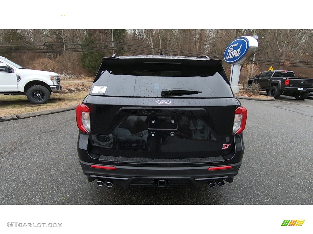 2020 Explorer ST 4WD - Agate Black Metallic / Ebony photo #6