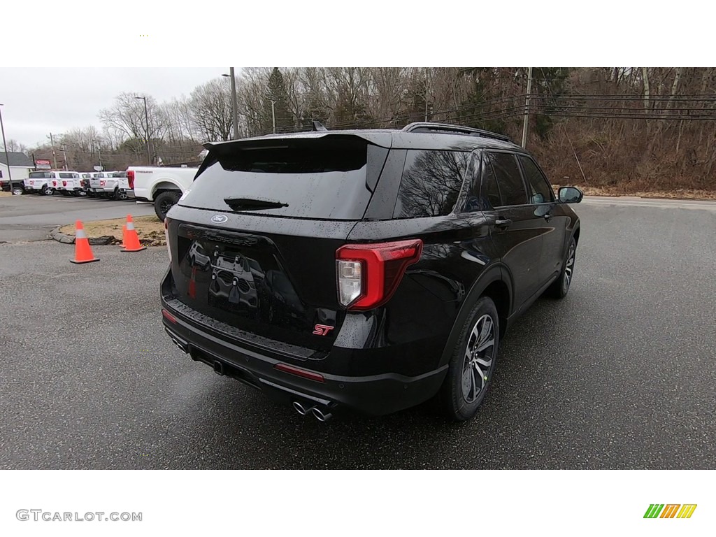 2020 Explorer ST 4WD - Agate Black Metallic / Ebony photo #7