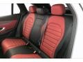 2020 Mercedes-Benz GLC Cranberry Red/Black Interior Rear Seat Photo