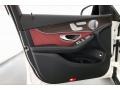 Cranberry Red/Black 2020 Mercedes-Benz GLC AMG 43 4Matic Door Panel