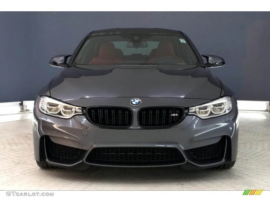 2017 M3 Sedan - Mineral Grey Metallic / Sakhir Orange/Black photo #2