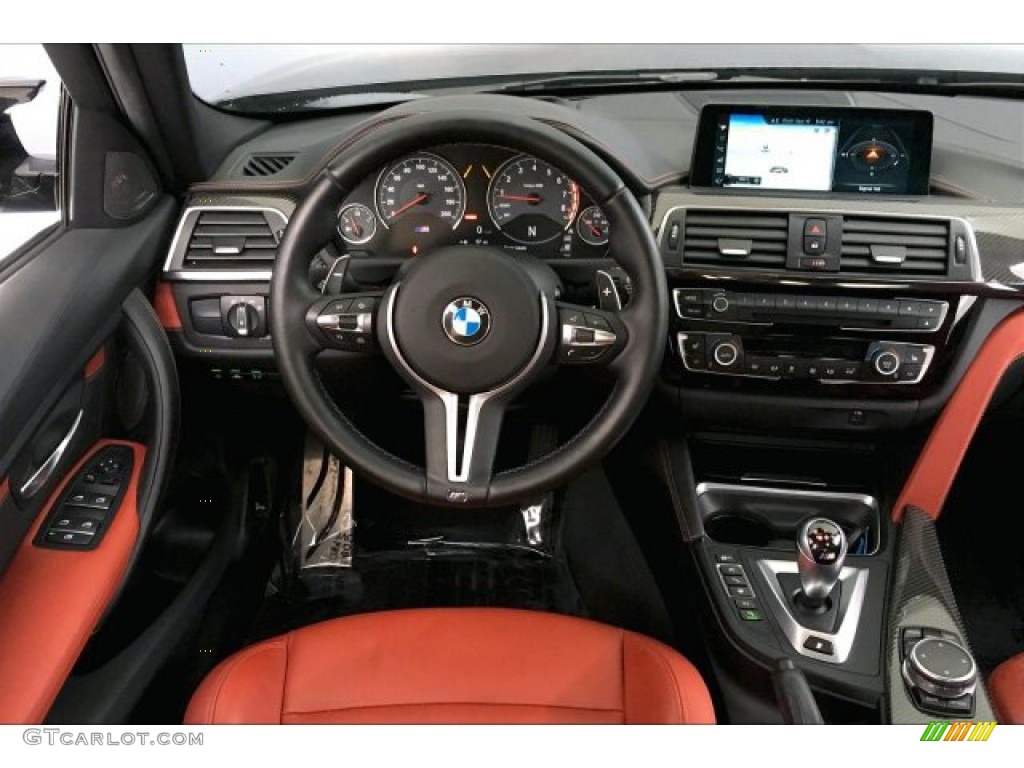 2017 M3 Sedan - Mineral Grey Metallic / Sakhir Orange/Black photo #4