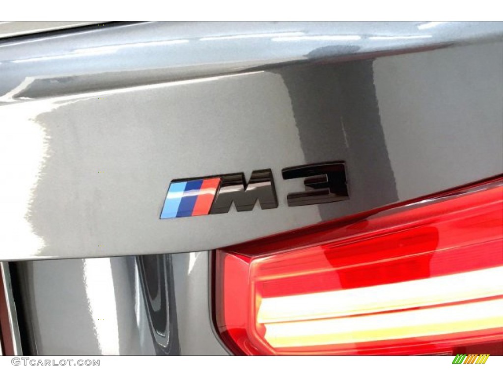2017 M3 Sedan - Mineral Grey Metallic / Sakhir Orange/Black photo #7