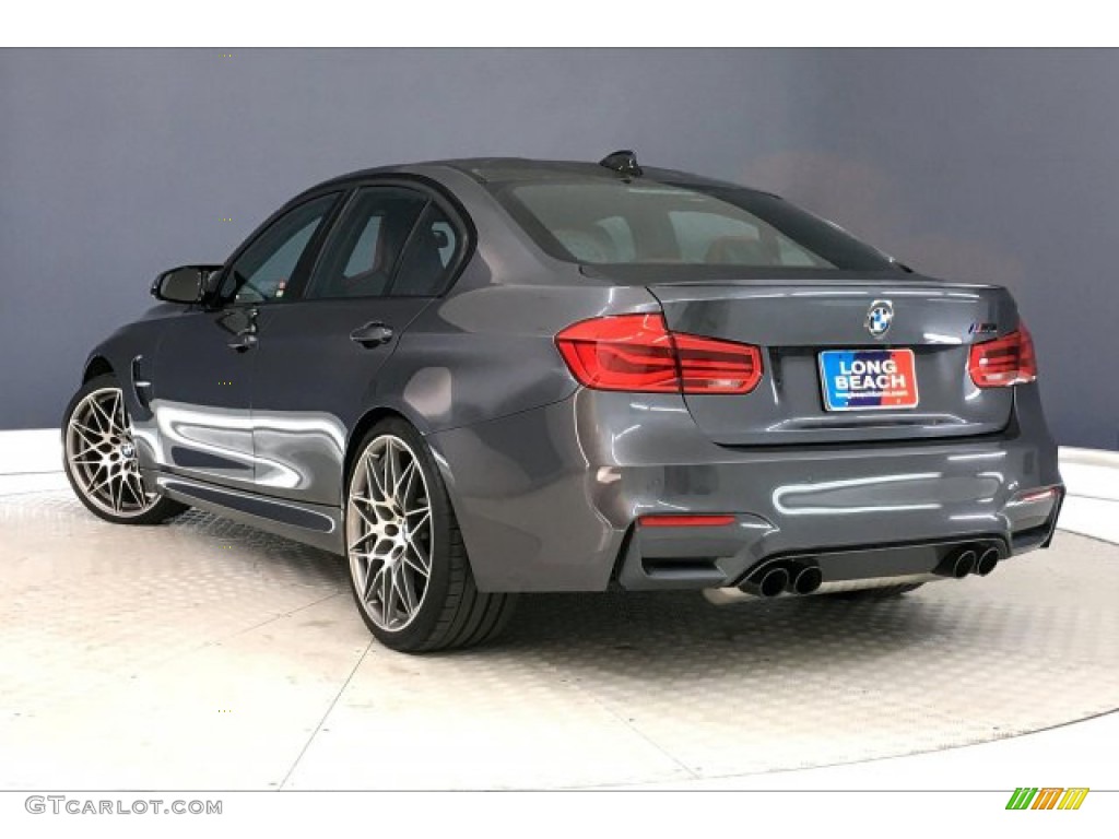 2017 M3 Sedan - Mineral Grey Metallic / Sakhir Orange/Black photo #10