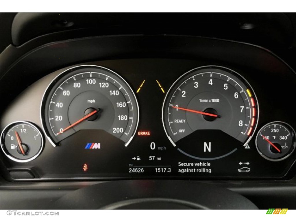 2017 M3 Sedan - Mineral Grey Metallic / Sakhir Orange/Black photo #16
