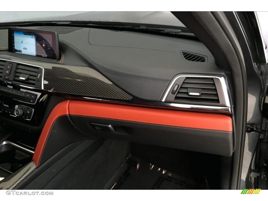 2017 M3 Sedan - Mineral Grey Metallic / Sakhir Orange/Black photo #24