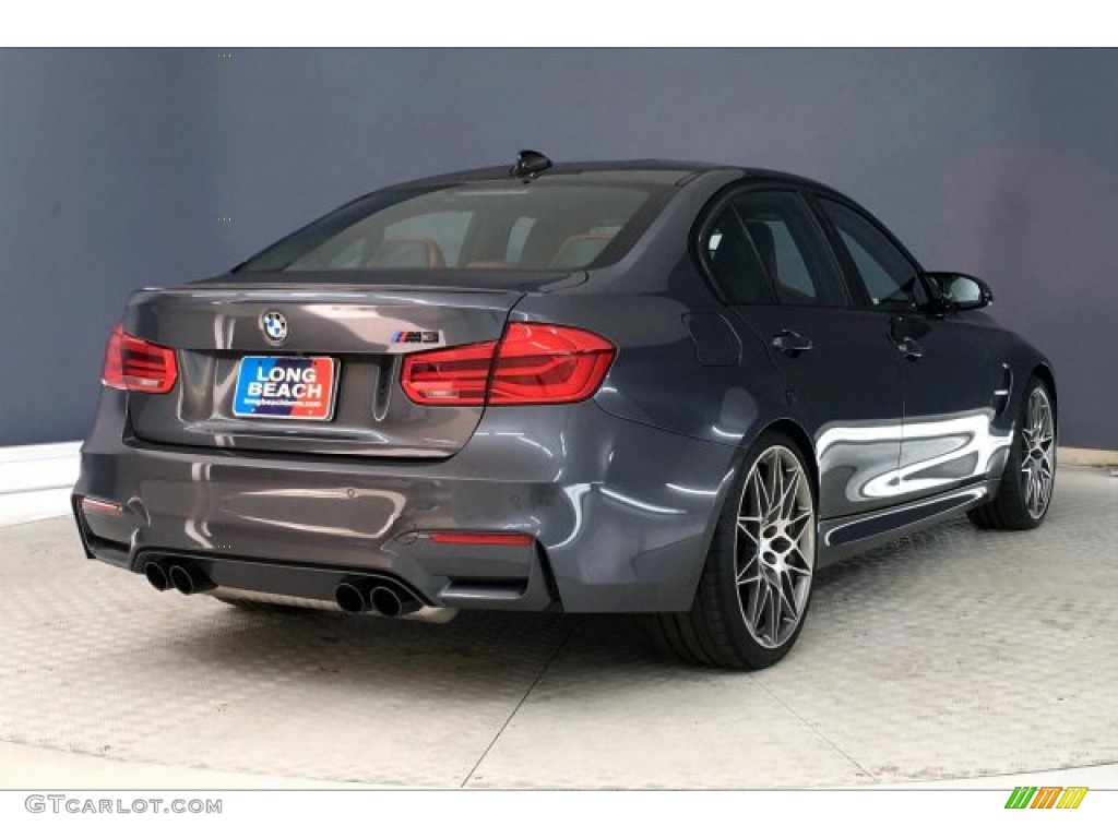 2017 M3 Sedan - Mineral Grey Metallic / Sakhir Orange/Black photo #29