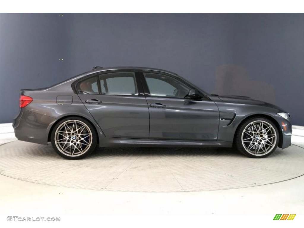 2017 M3 Sedan - Mineral Grey Metallic / Sakhir Orange/Black photo #30