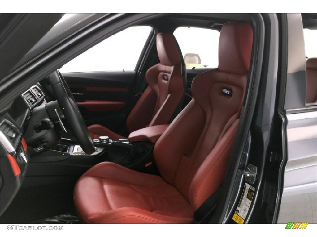 2017 M3 Sedan - Mineral Grey Metallic / Sakhir Orange/Black photo #31