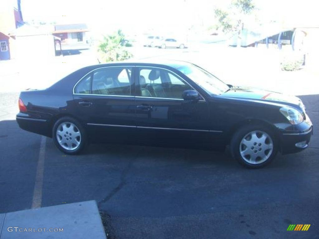 2001 LS 430 - Blue Onyx Pearl / Light Charcoal photo #1