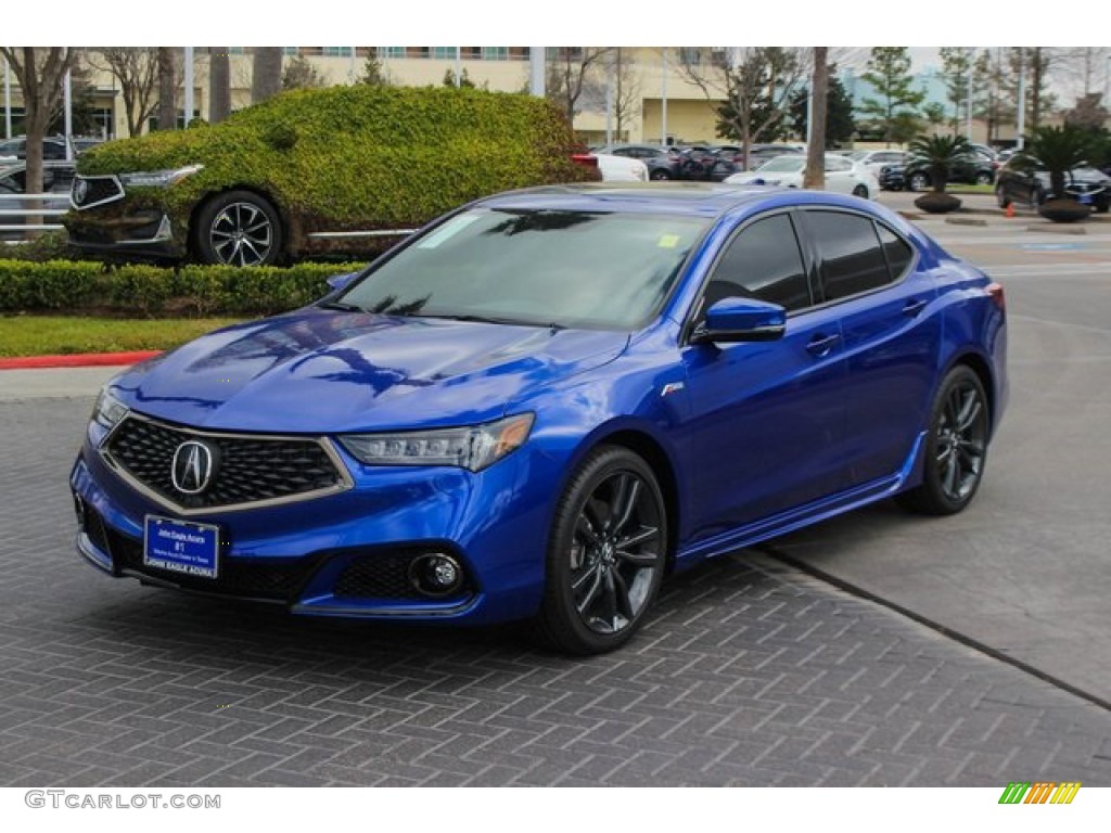 Apex Blue Pearl 2020 Acura TLX Sedan Exterior Photo #137083390