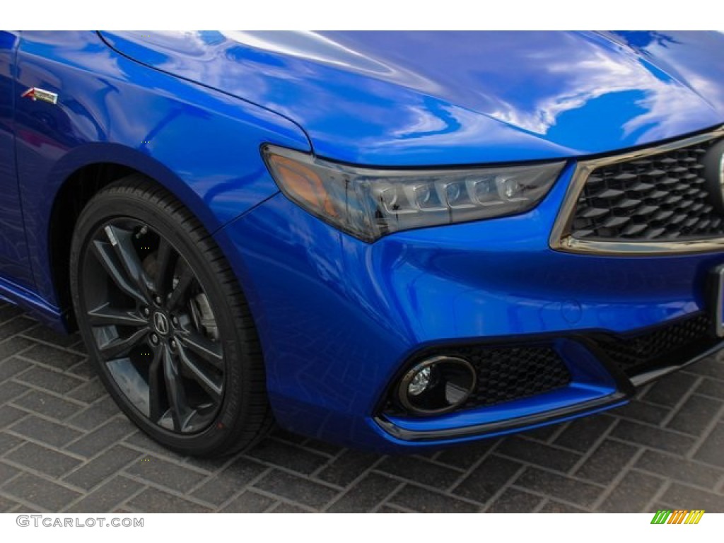 2020 TLX Sedan - Apex Blue Pearl / Red photo #10