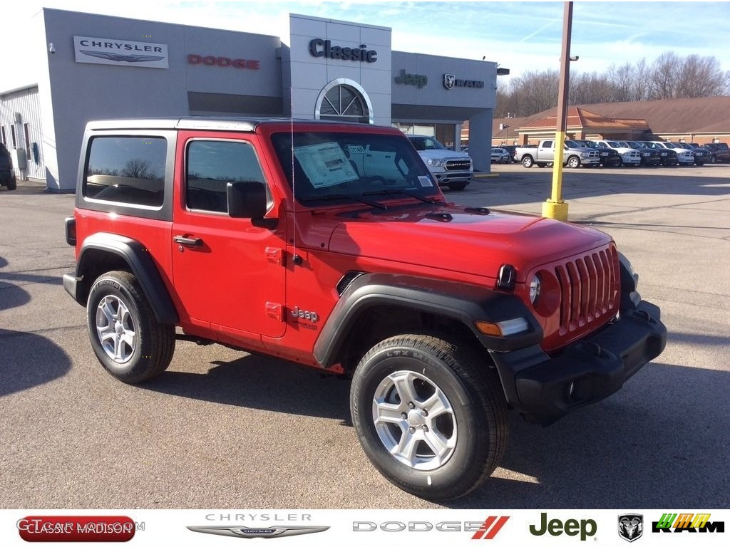 Firecracker Red Jeep Wrangler