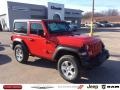 2020 Firecracker Red Jeep Wrangler Sport 4x4  photo #1