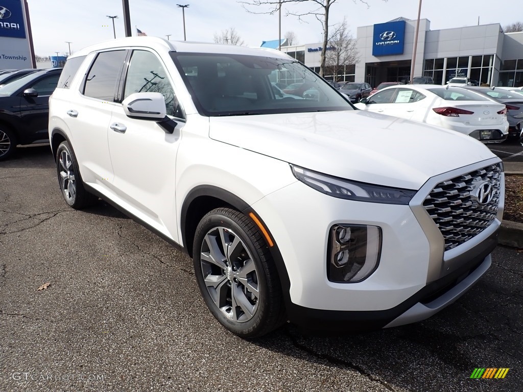 2020 Palisade SEL AWD - Hyper White / Black/Gray photo #3