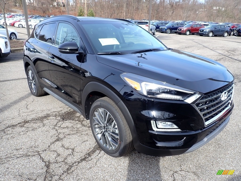 Black Noir Pearl 2020 Hyundai Tucson Ultimate AWD Exterior Photo #137084884