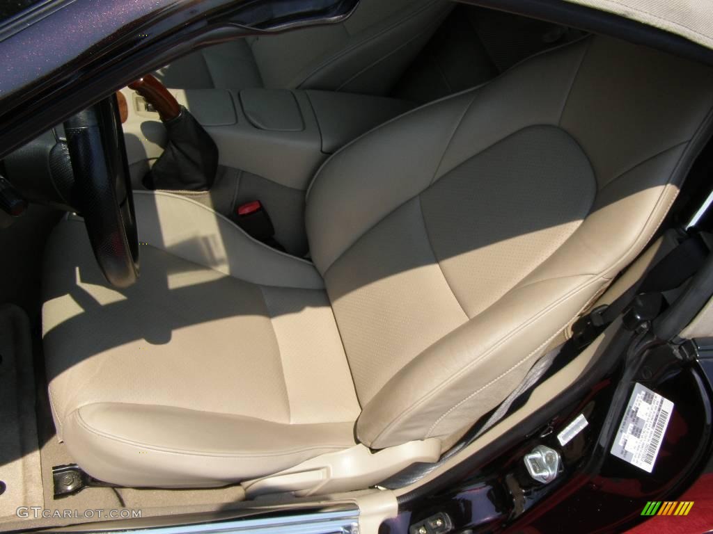 2004 MX-5 Miata LS Roadster - Black Cherry Mica / Parchment photo #11