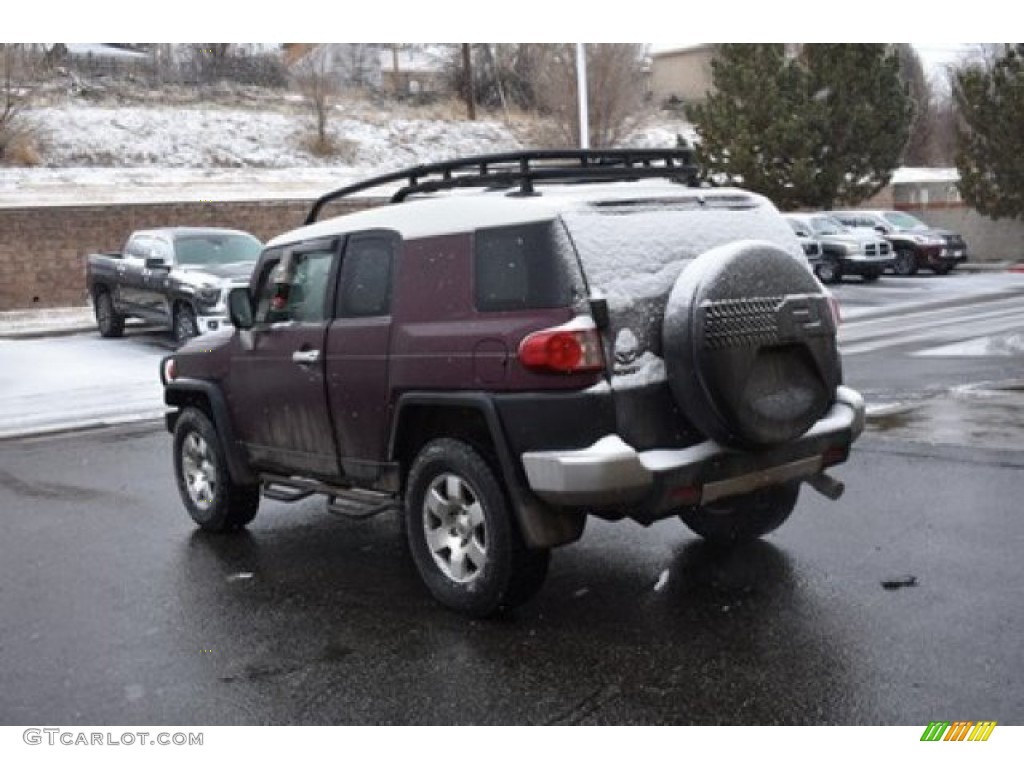 2007 FJ Cruiser 4WD - Black Cherry Pearl / Dark Charcoal photo #4