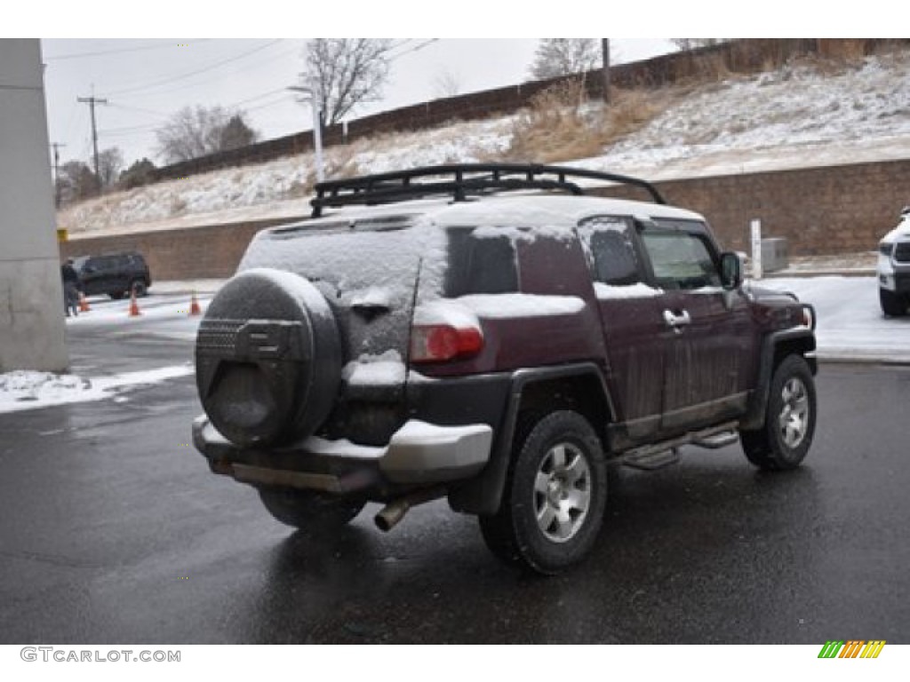 2007 FJ Cruiser 4WD - Black Cherry Pearl / Dark Charcoal photo #6