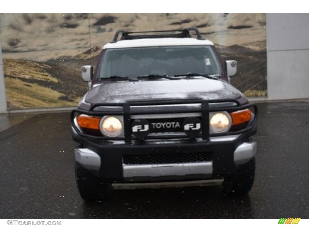 2007 FJ Cruiser 4WD - Black Cherry Pearl / Dark Charcoal photo #8