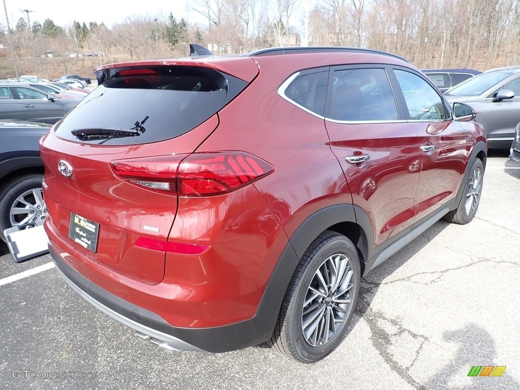 2020 Tucson Ultimate AWD - Gemstone Red / Black photo #2