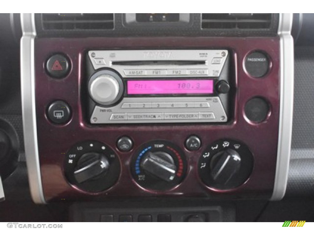 2007 FJ Cruiser 4WD - Black Cherry Pearl / Dark Charcoal photo #11