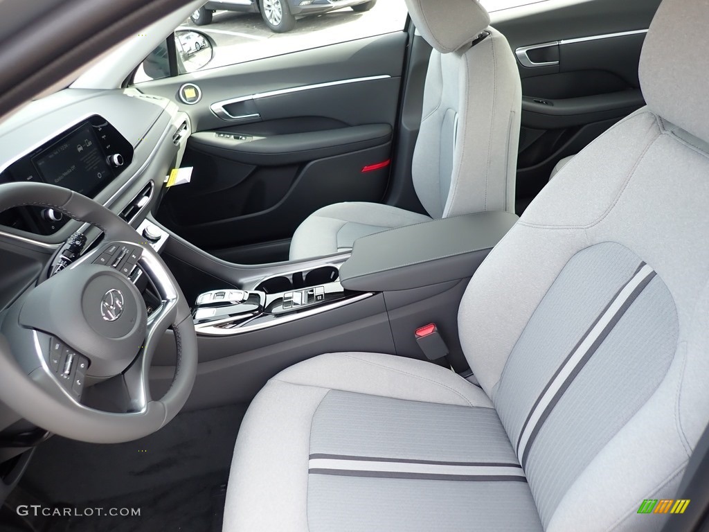 Dark Gray Interior 2020 Hyundai Sonata SEL Photo #137086603