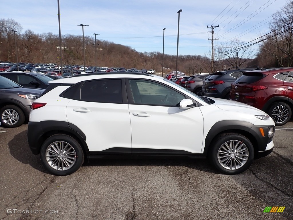 2020 Kona SEL AWD - Chalk White / Black photo #1
