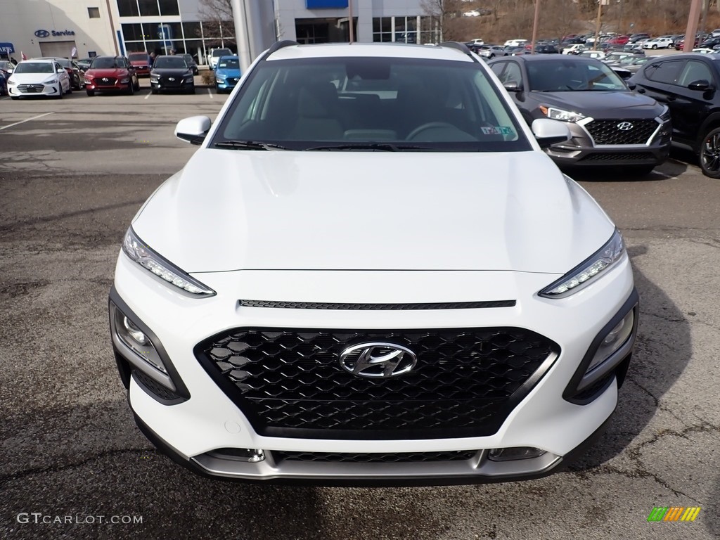2020 Kona SEL AWD - Chalk White / Black photo #4