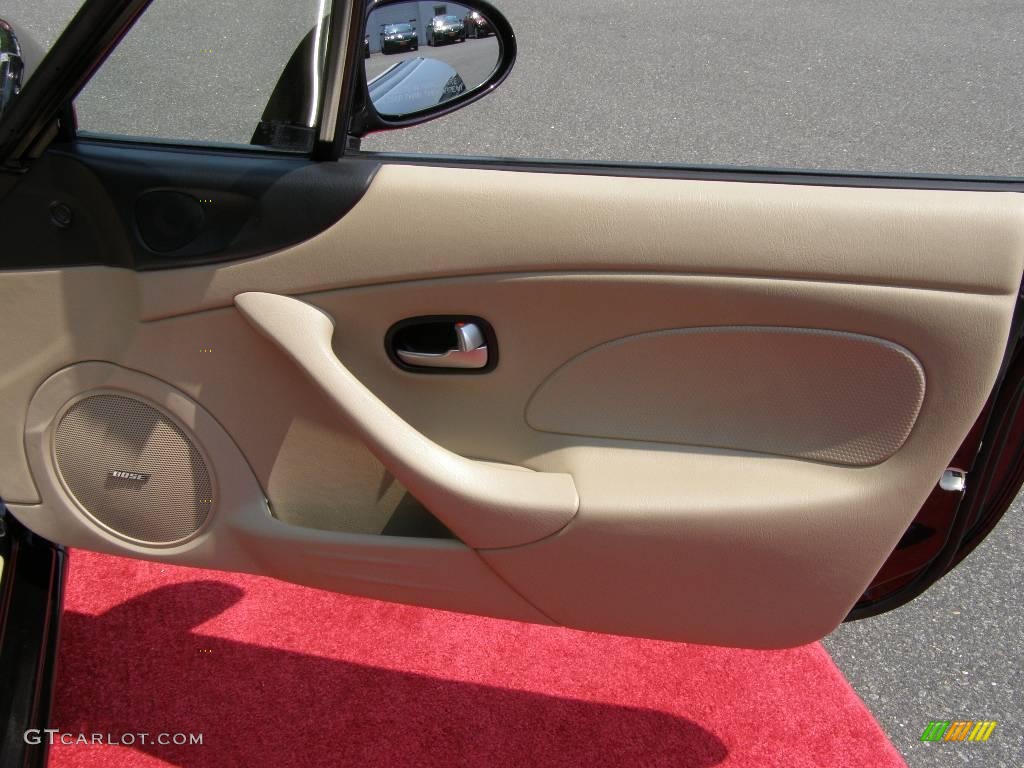 2004 MX-5 Miata LS Roadster - Black Cherry Mica / Parchment photo #19