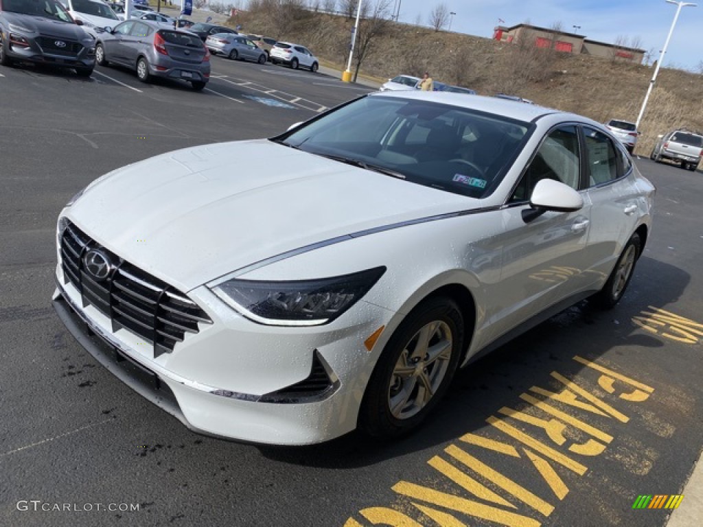 2020 Sonata SE - Quartz White / Black photo #6