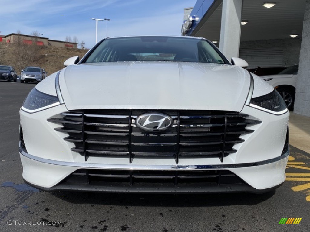 2020 Sonata SE - Quartz White / Black photo #7