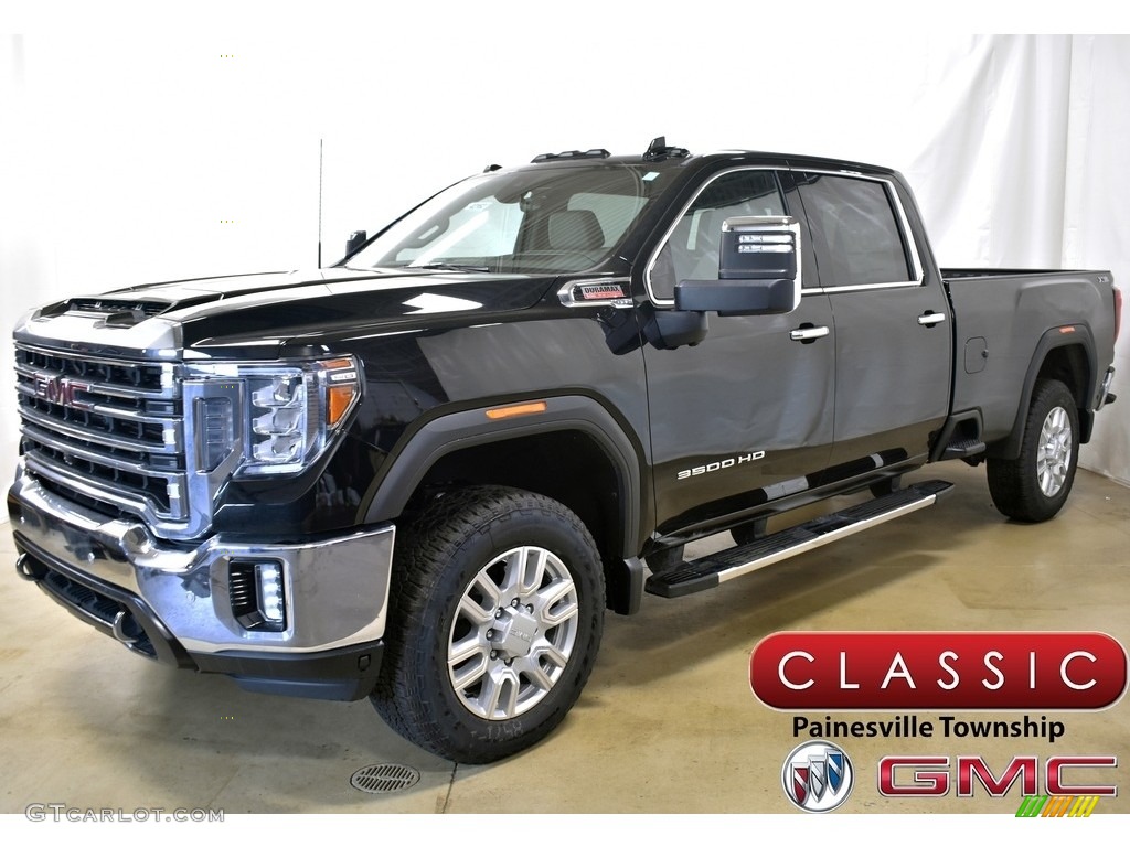 2020 Sierra 3500HD SLT Crew Cab 4WD - Onyx Black / Jet Black/Kalahari photo #1
