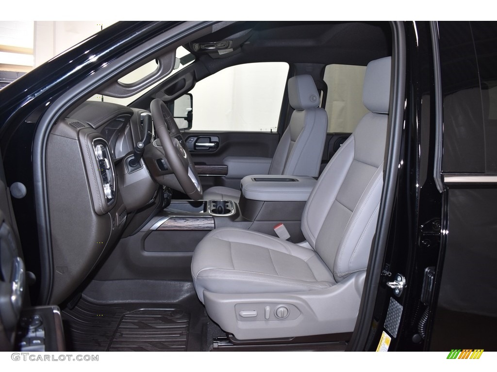 Jet Black/Kalahari Interior 2020 GMC Sierra 3500HD SLT Crew Cab 4WD Photo #137087482