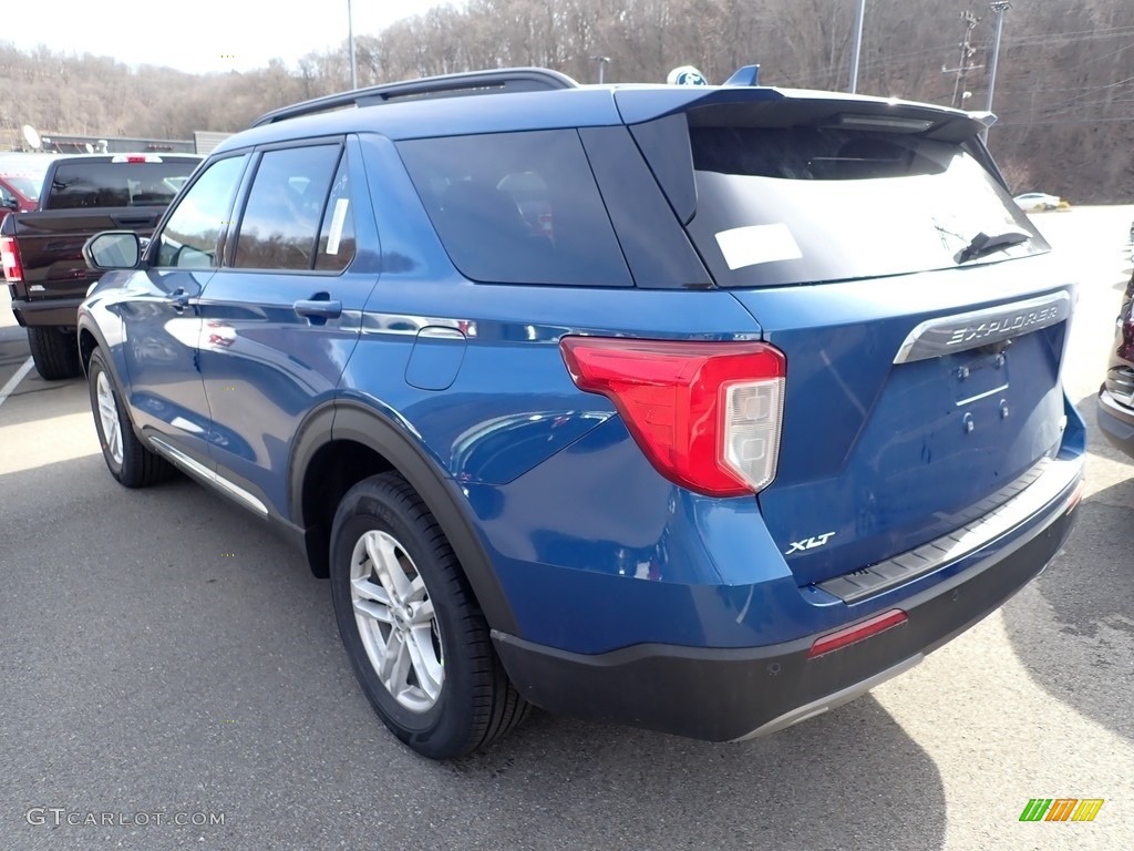 2020 Explorer XLT 4WD - Atlas Blue Metallic / Ebony photo #6