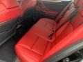 2020 Lexus ES Circuit Red Interior Rear Seat Photo