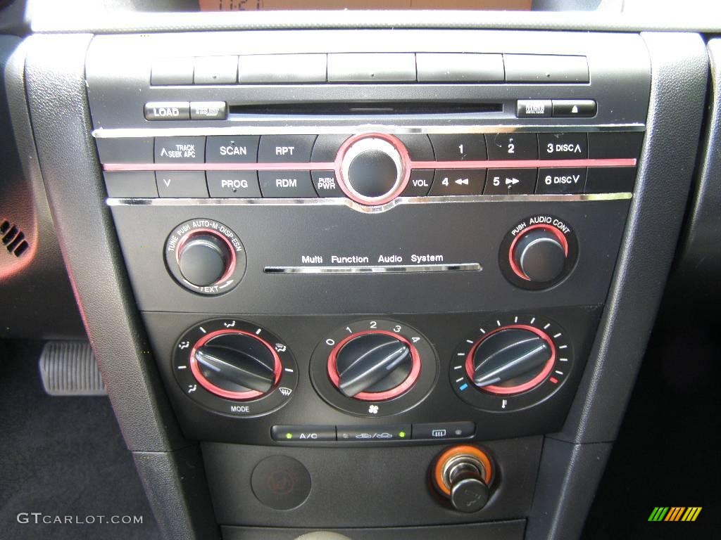 2005 MAZDA3 s Hatchback - Velocity Red Mica / Black photo #13