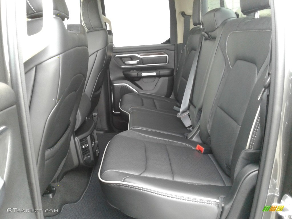 Black Interior 2020 Ram 1500 Laramie Quad Cab 4x4 Photo #137089873