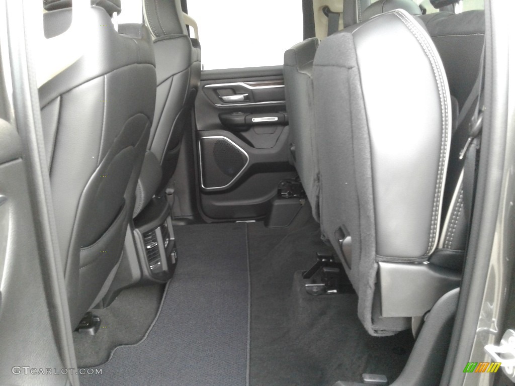 Black Interior 2020 Ram 1500 Laramie Quad Cab 4x4 Photo #137089900