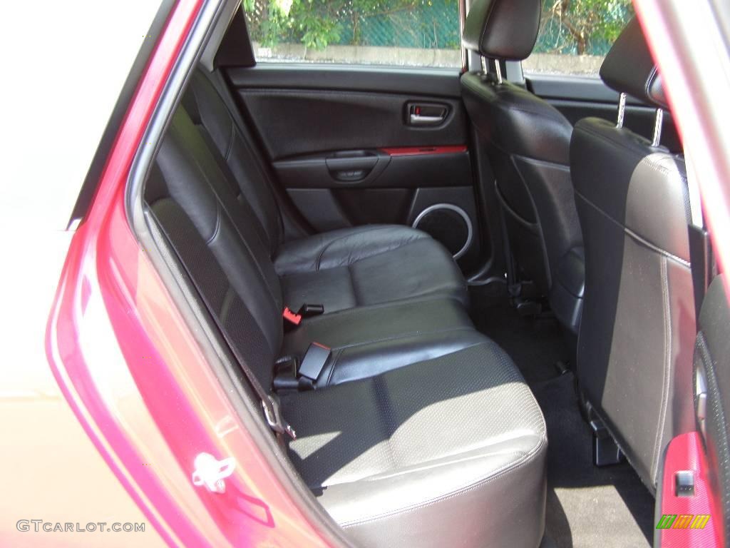 2005 MAZDA3 s Hatchback - Velocity Red Mica / Black photo #24